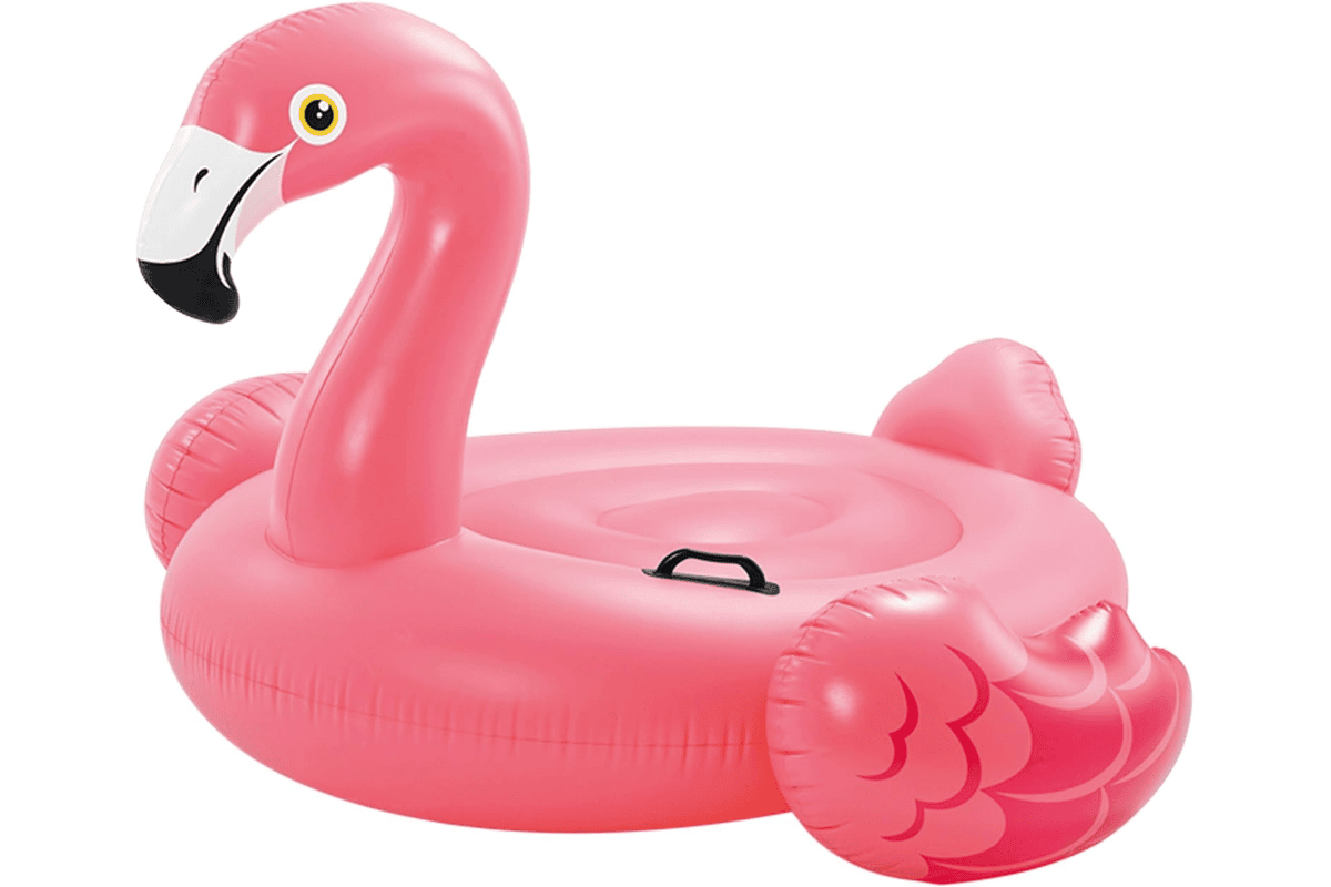 Intex bouée gonflable Flamant Rose à chevaucher rose XL 142 cm piscine plage vacances été 2026 jeu d'eau bon plan Amazon