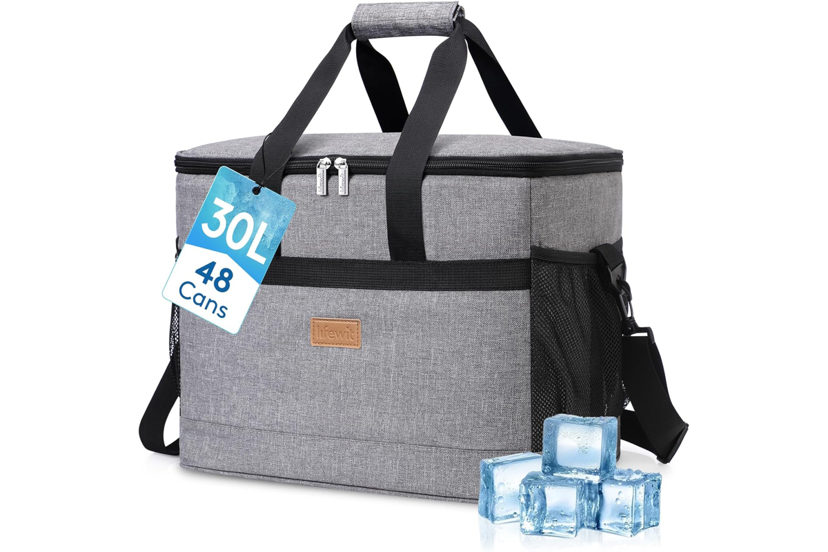 Bon plan Amazon Lifewit sac isotherme 30L grand format glaciere souple pique-nique camping plage gris mai 2026