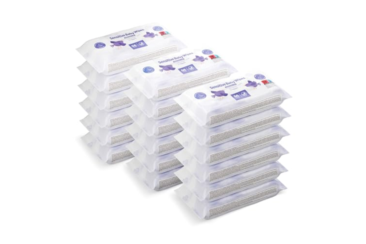By Amazon lingettes bebe sensibles 1008 unites 18 x 56 non parfumees aloe vera camomille