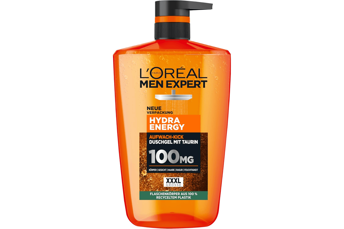 L'Oréal Men Expert XXXL 3-en-1 Hydra Energetic gel douche shampoing homme 11,28 € bon plan Amazon