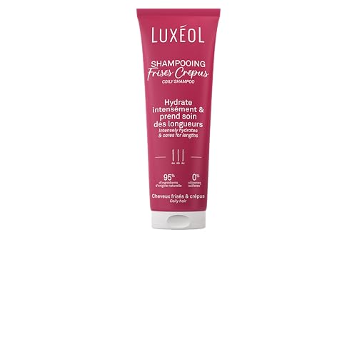 Flacon de shampoing Luxéol pour cheveux frisés, crépus et texturés