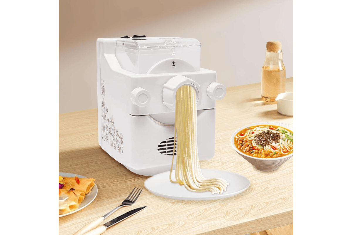 Machine à pâtes électrique multifonction domestique avec 9 disques de forme pour spaghetti fettuccine et penne fraîches maison