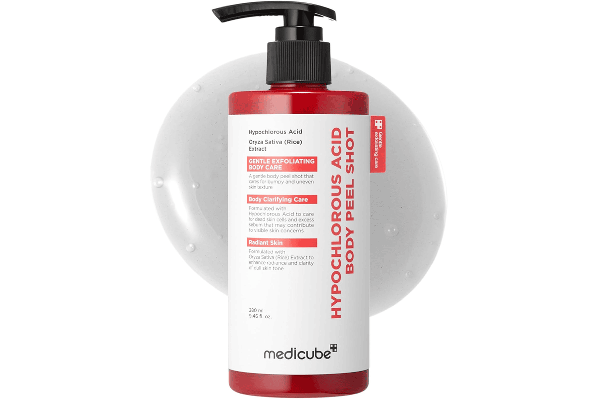 Medicube Body Peel Shot sérum exfoliant corps acide hypochloreux panthénol 280 ml K-beauty à 14,50 € Amazon