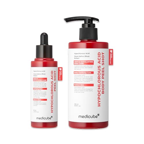 Duo Medicube Hypochlorous Acid Peel Shot pour le visage et le corps