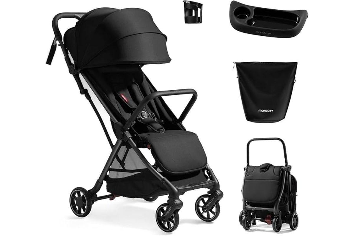 Poussette bébé compacte Momcozy ClickGo avec pliage en un clic
