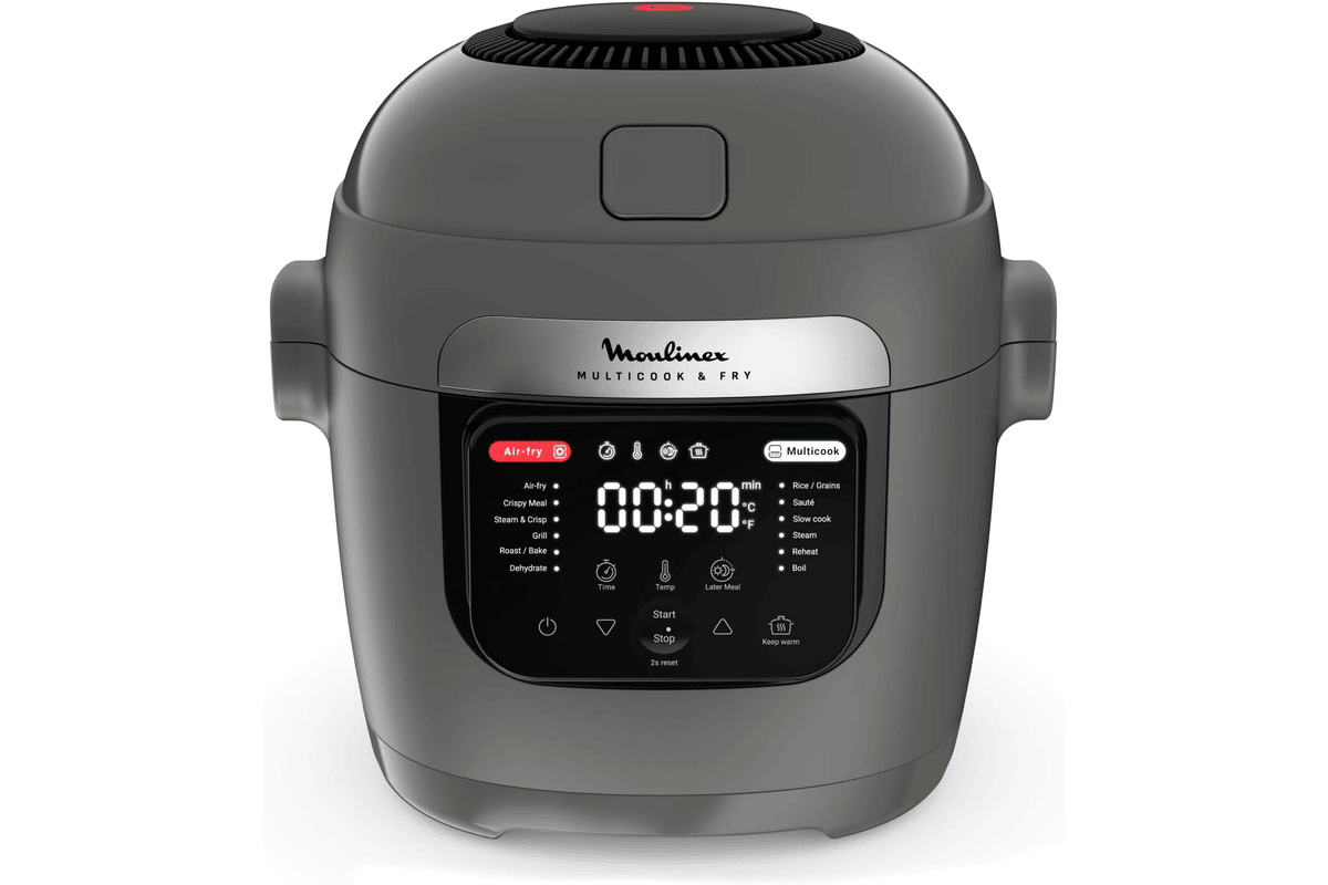 Moulinex Multicook & Fry multicuiseur + air fryer intégré (12 programmes, cuisson polyvalente) Amazon 99,99 euros juillet 2026 bon plan