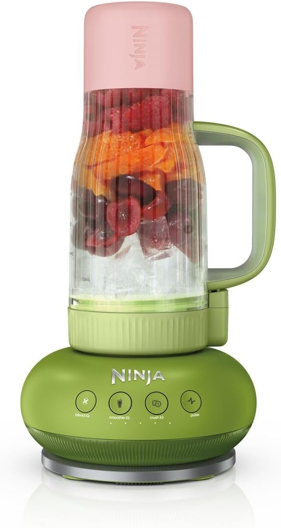 Mixeur personnel Ninja BlendBoss DB351UKGN coloris pastèque Bubblegum