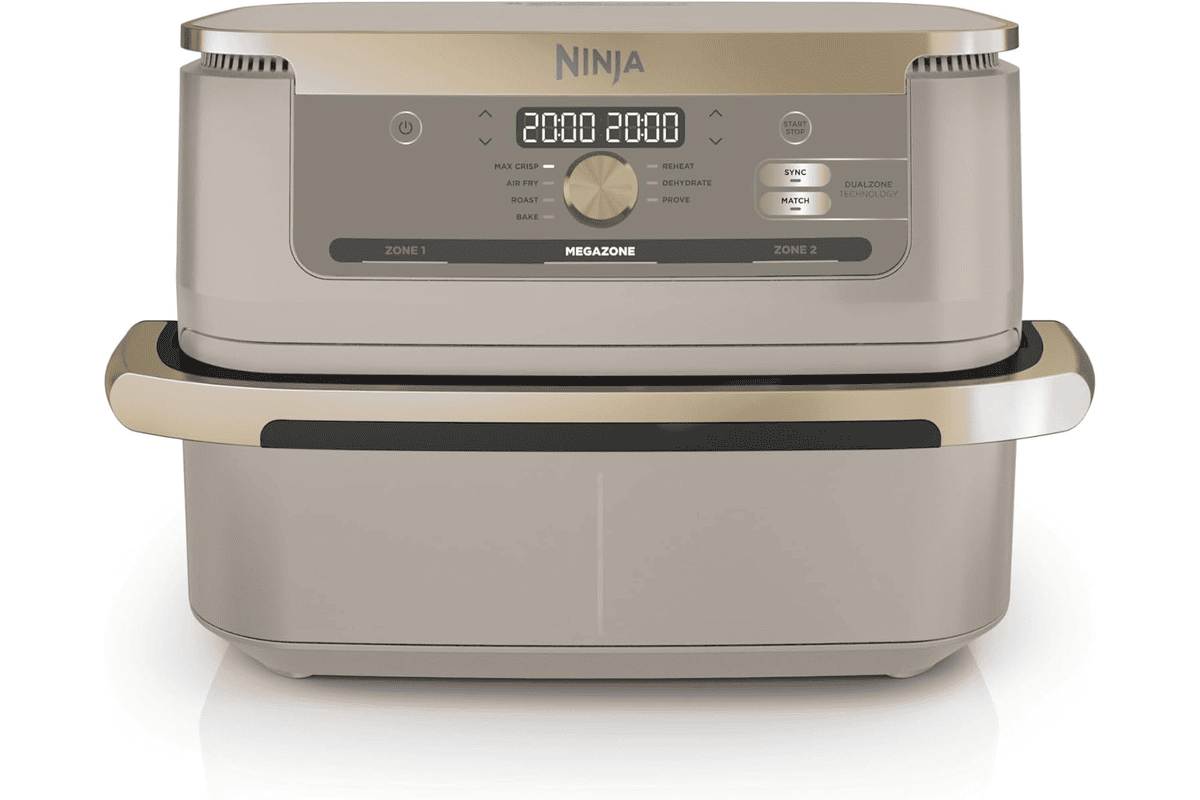 Ninja Foodi FlexDrawer Air Fryer Dual Zone avec séparateur amovible grand tiroir 10,4 L 7-en-1 pièces antiadhésives lave-vaisselle