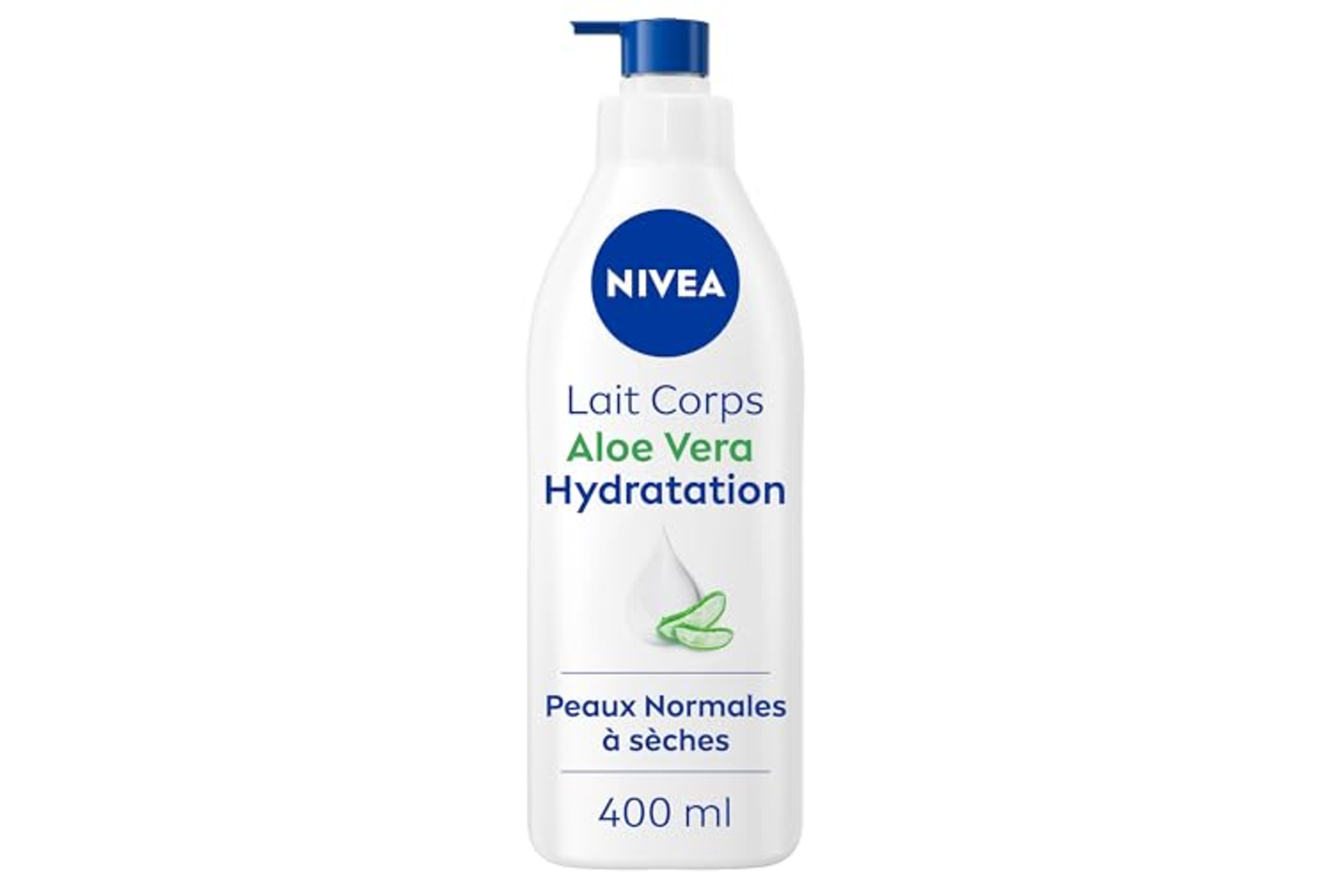 NIVEA Lait Corps Aloe Vera Hydratation 72h (400 ml) bon plan Amazon mai 2026