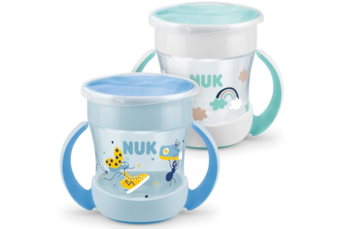 NUK Mini Magic Cup — tasse d'apprentissage 6+ mois antifuite 360° bon plan Amazon mai 2026