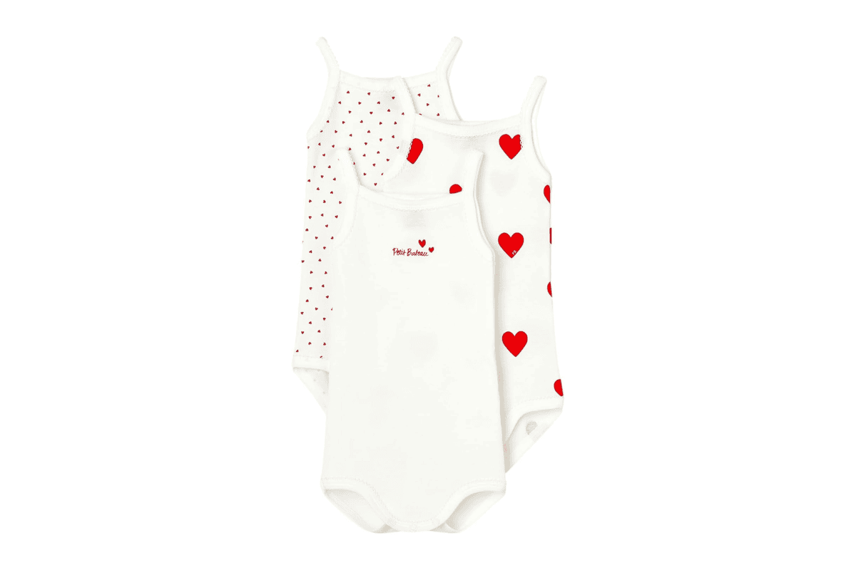 Petit Bateau body à bretelles bébé fille coton doux coupe classique française