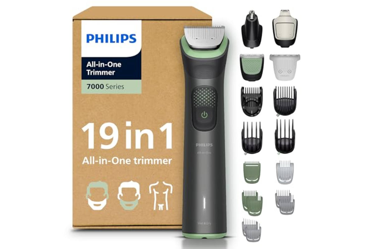 Philips Multigroom série 7000 tondeuse tout-en-un — 19 accessoires, MG7962/30 bon plan Amazon 64,99 € mai 2026