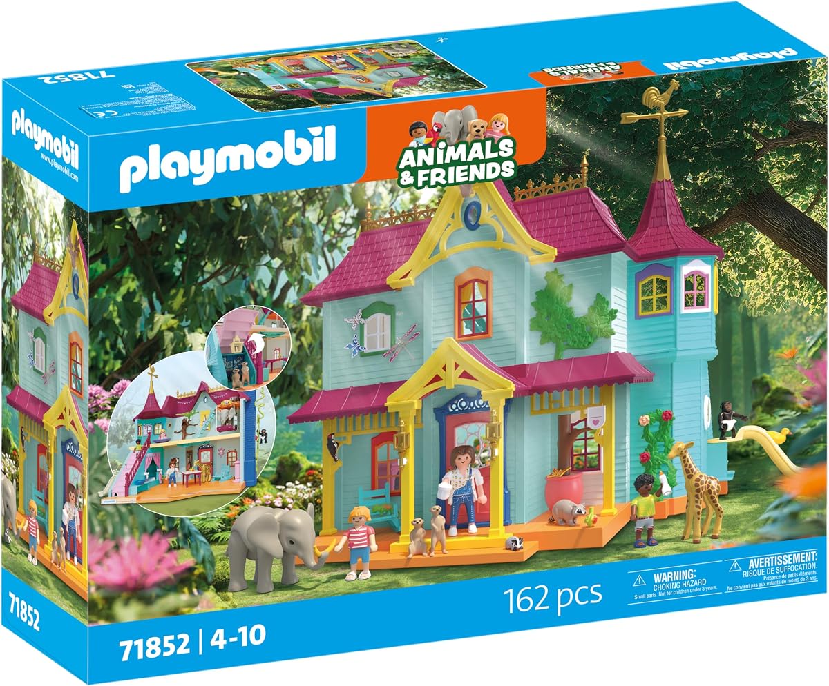 Coffret PLAYMOBIL 71852 Villa des animaux avec figurines et animaux