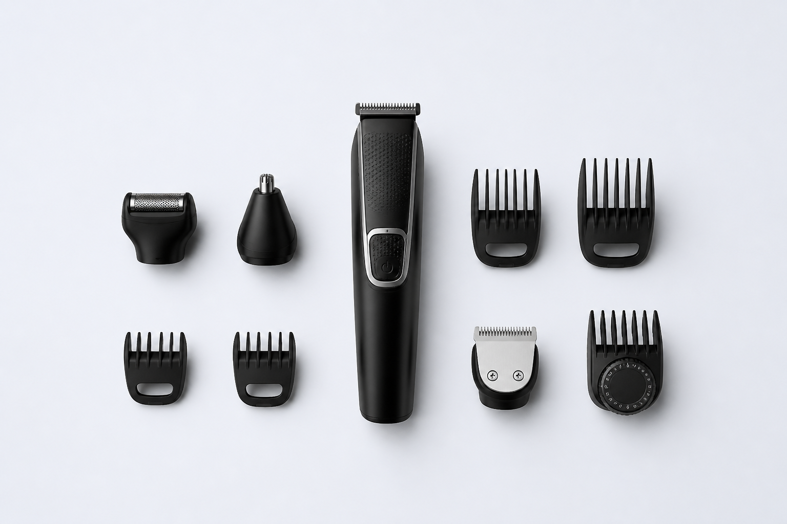 Remington Edge tondeuse barbe multifonction 10 accessoires polyvalente poils visage corps lames acier 4 têtes interchangeables 6 sabots bon plan Amazon