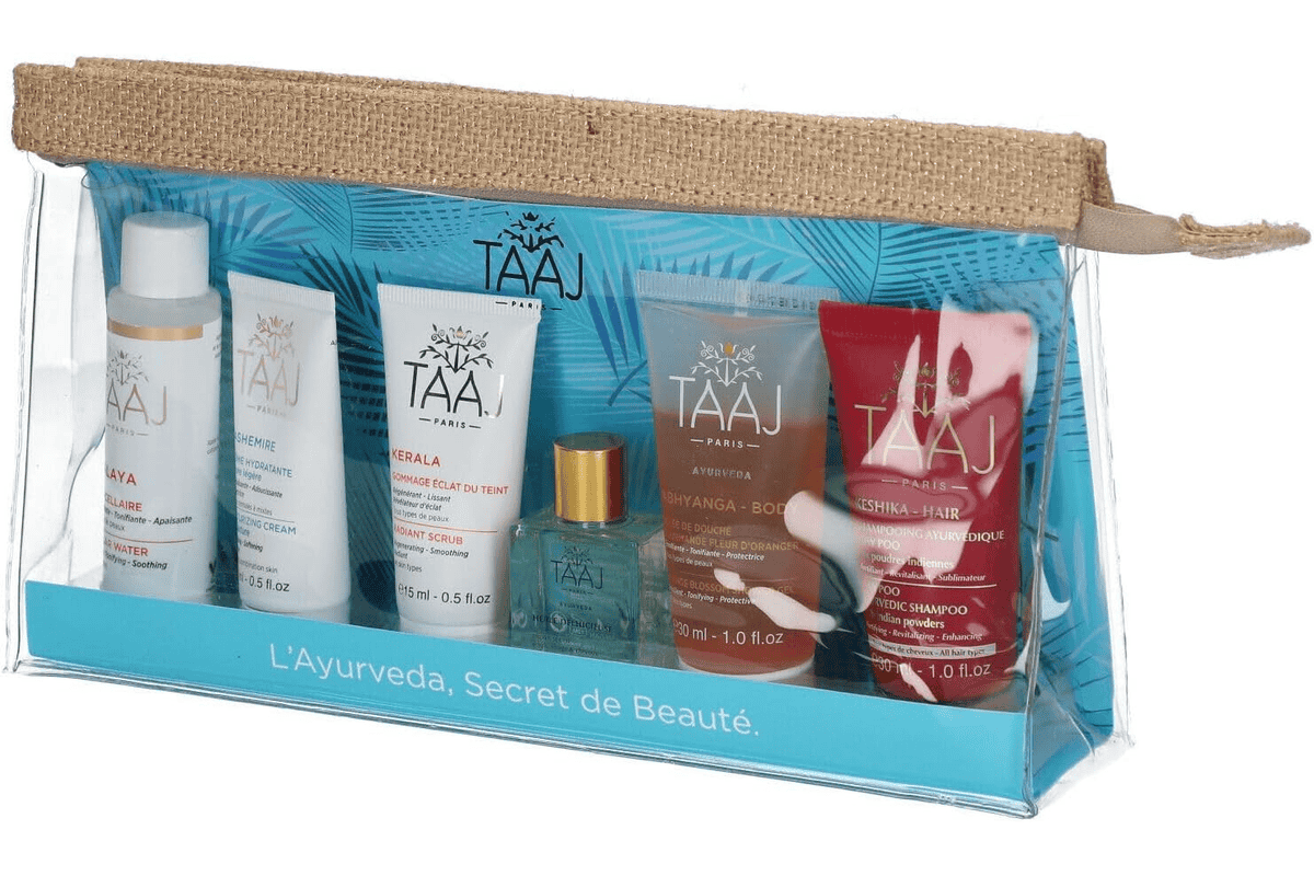 TAAJ Trousse L'Ayurveda Secret de Beauté 6 soins routine bon plan Amazon prix 19,90 euros