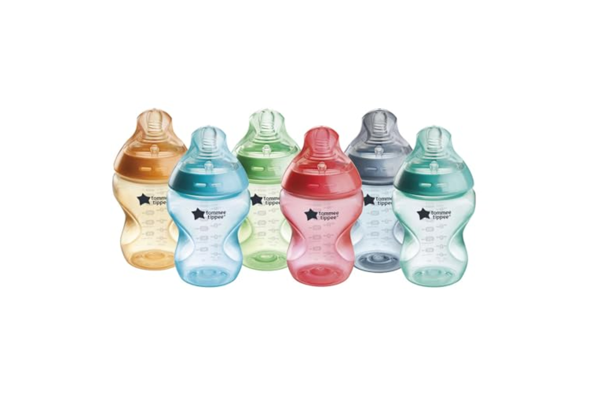 Tommee Tippee biberons Natural Start anti-colique lot 6 colore 260 ml tetine sein