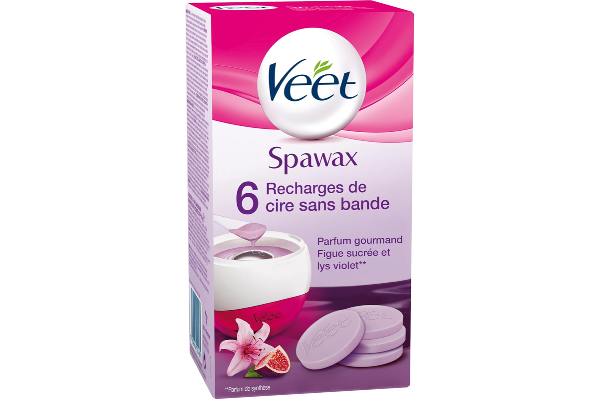 Bon plan Amazon Veet Spawax recharges cire figue sucree lys violet 6 recharges roll-on mai 2026