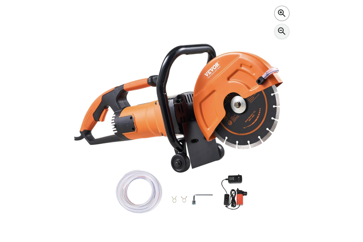 VEVOR scie à béton électrique 230mm 2000W coupe humide sec pierre brique pavé Amazon -48 pourcent mai 2026
