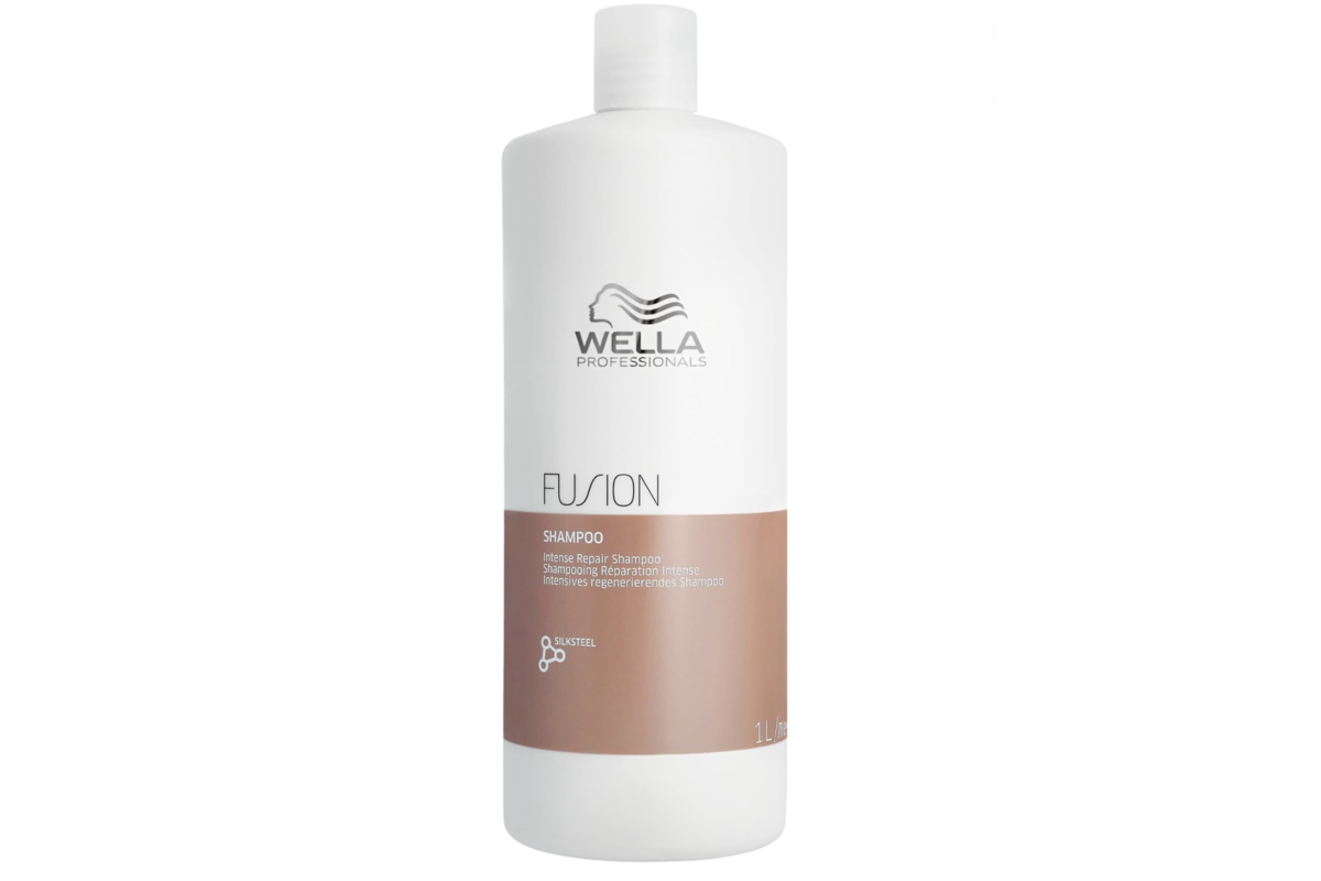 Wella Professionals FUSION Shampoing Réparation Intense 1L cheveux secs abîmés SilkSteel Amazon French Week 17,42€