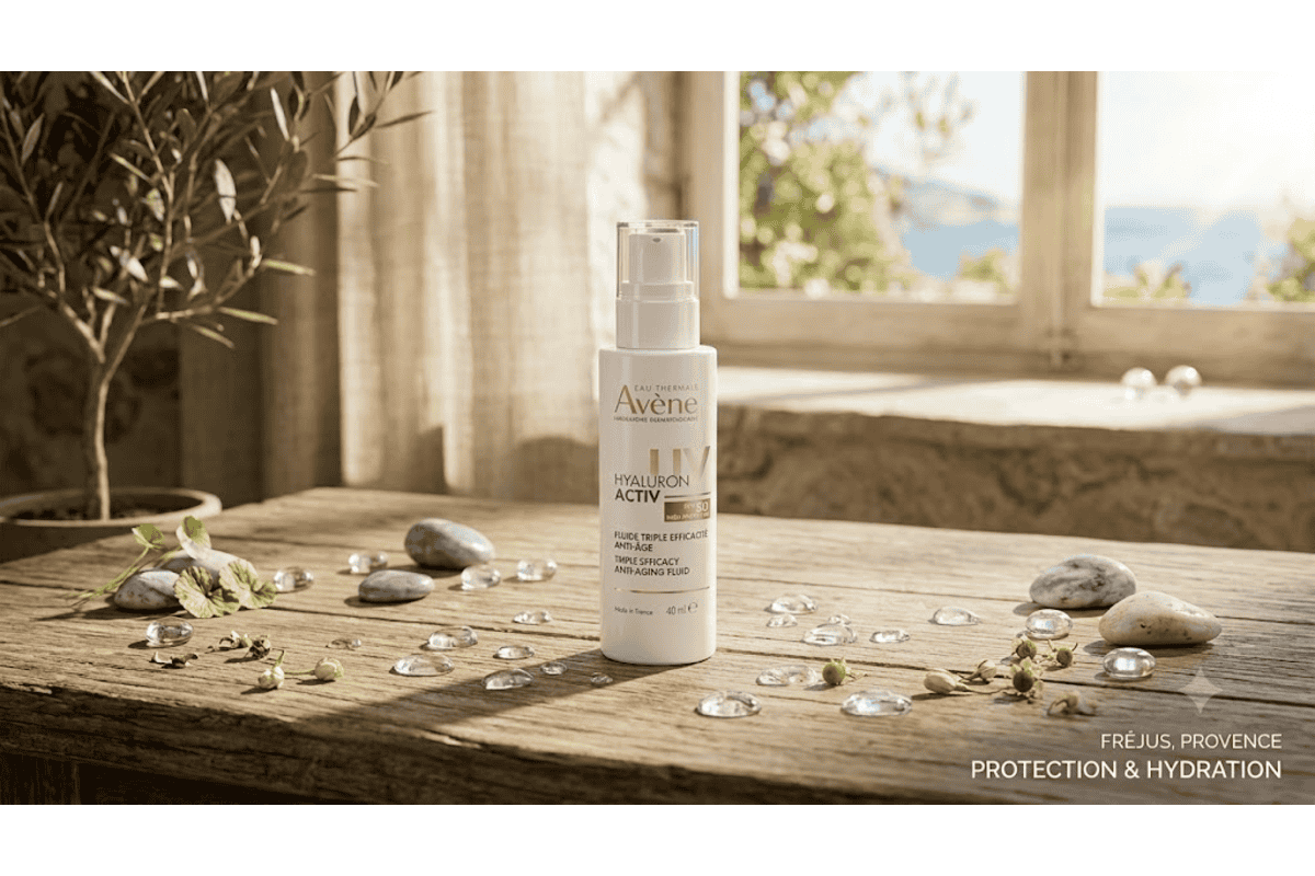 Bon plan Avène Hyaluron Activ UV Fluide Triple Anti-âge SPF50 40 ml protection solaire visage 32,28 euros Perfumes Club