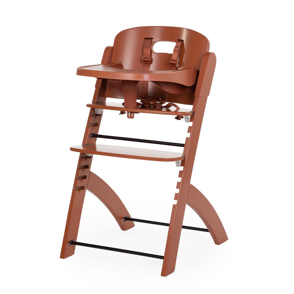 Chaise évolutive Childhome Evosit coloris rouille avec tablette
