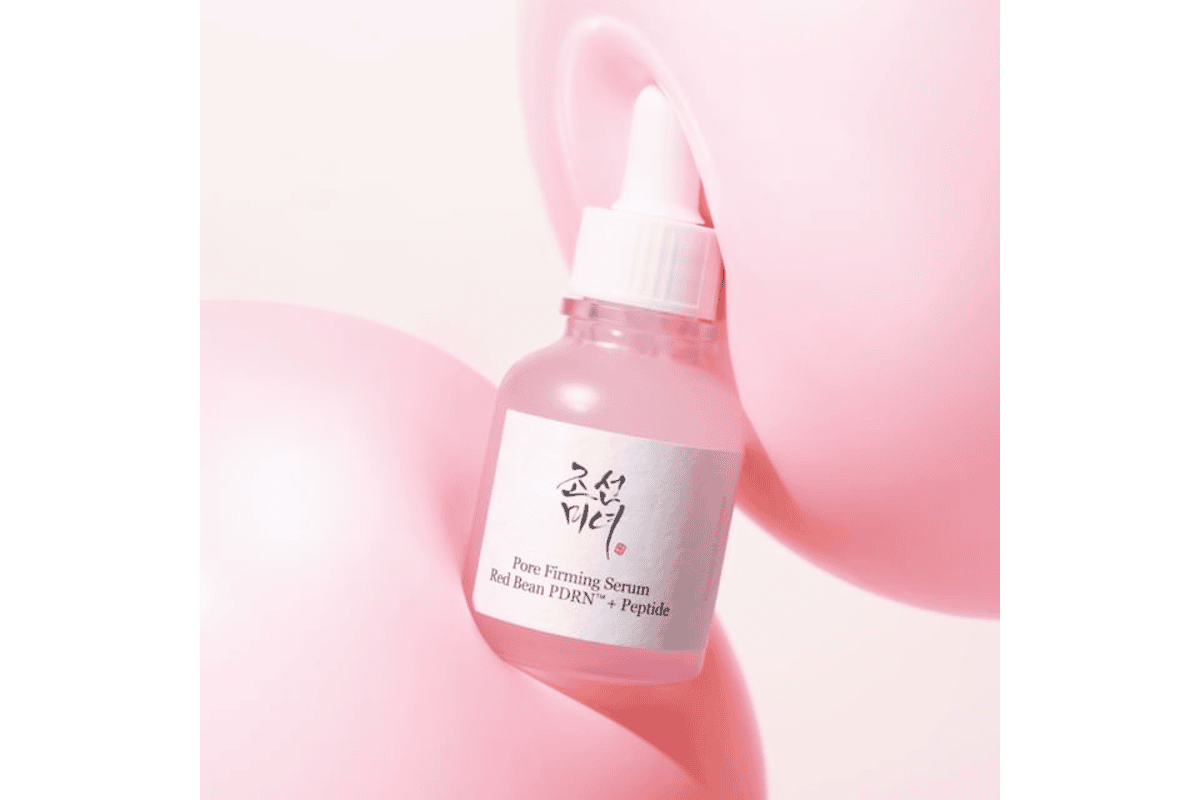 Sérum Beauty of Joseon Pore Firming Serum anti-pores dilatés en promo -49 % à 8,51 € sur YesStyle flacon PDRN haricot rouge peptides K-beauty coréenne