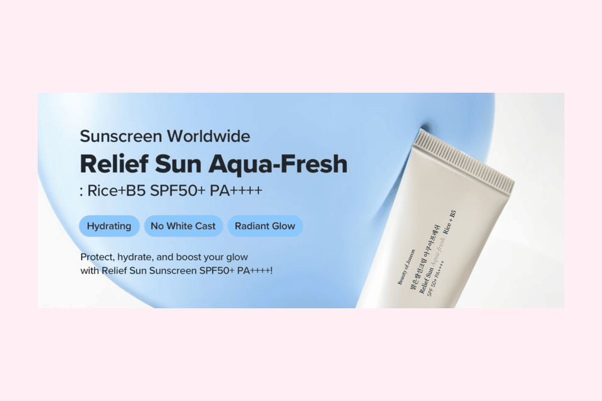 Beauty of Joseon Relief Sun Aqua-fresh Bundle Set coffret 3 produits soins solaires hydratants exclusivité YesStyle K-beauty coréenne 25,88 euros au lieu de 39,80 euros