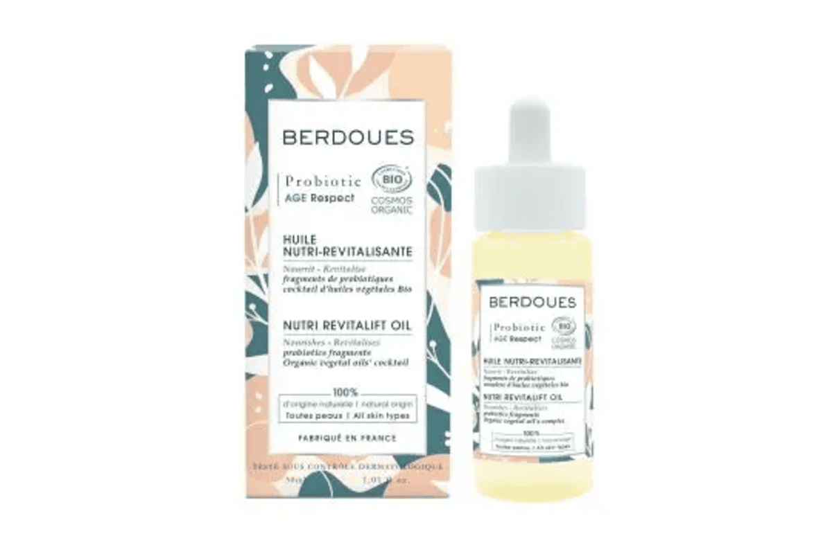 Berdoues Probiotic Age Respect Huile Nutri-Revitalisante 30 ml Berdoues sur Beauty Success packaging officiel promo soldes été 2026 --70 %