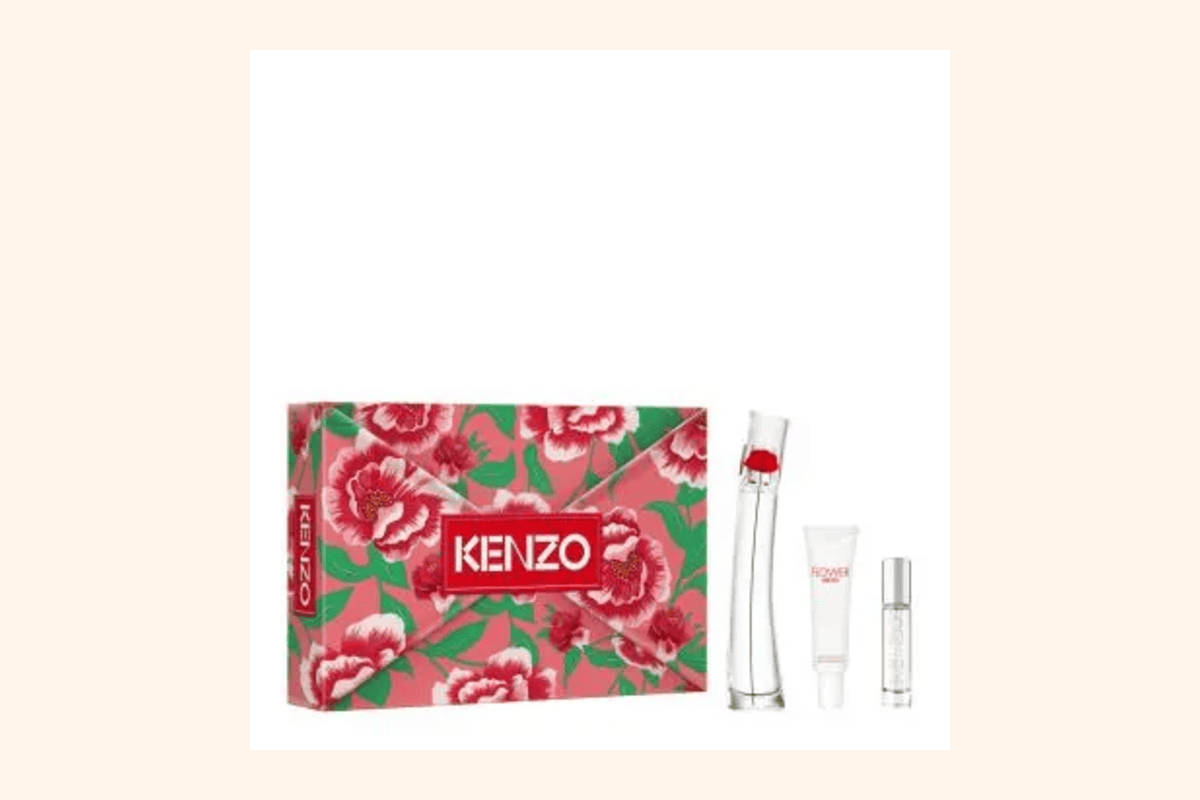 Kenzo Flower coffret cadeau eau de parfum 50 ml crème mains format voyage floral poudré rose damascena violette vanille Beauty Success 74,93 euros au lieu de 99,90 euros