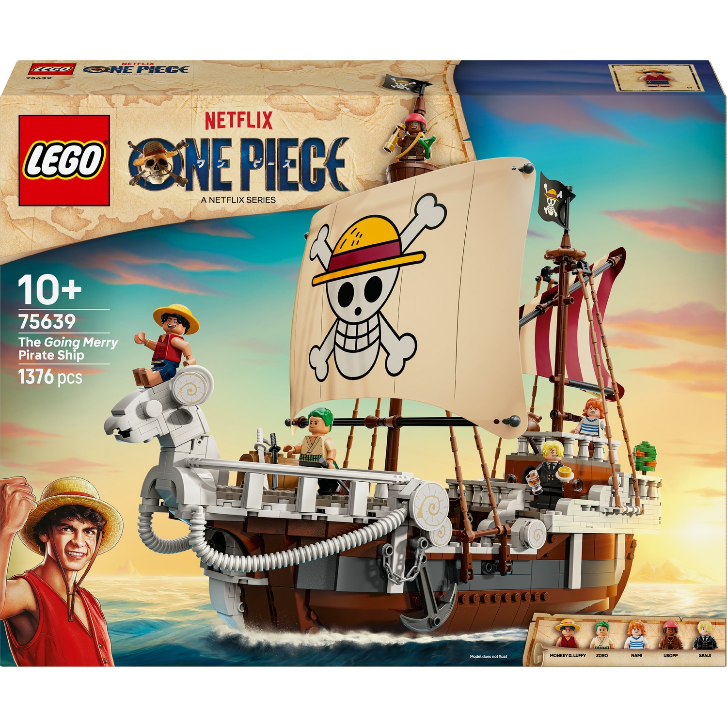 LEGO One Piece bateau pirate Vogue Merry en promotion chez Carrefour