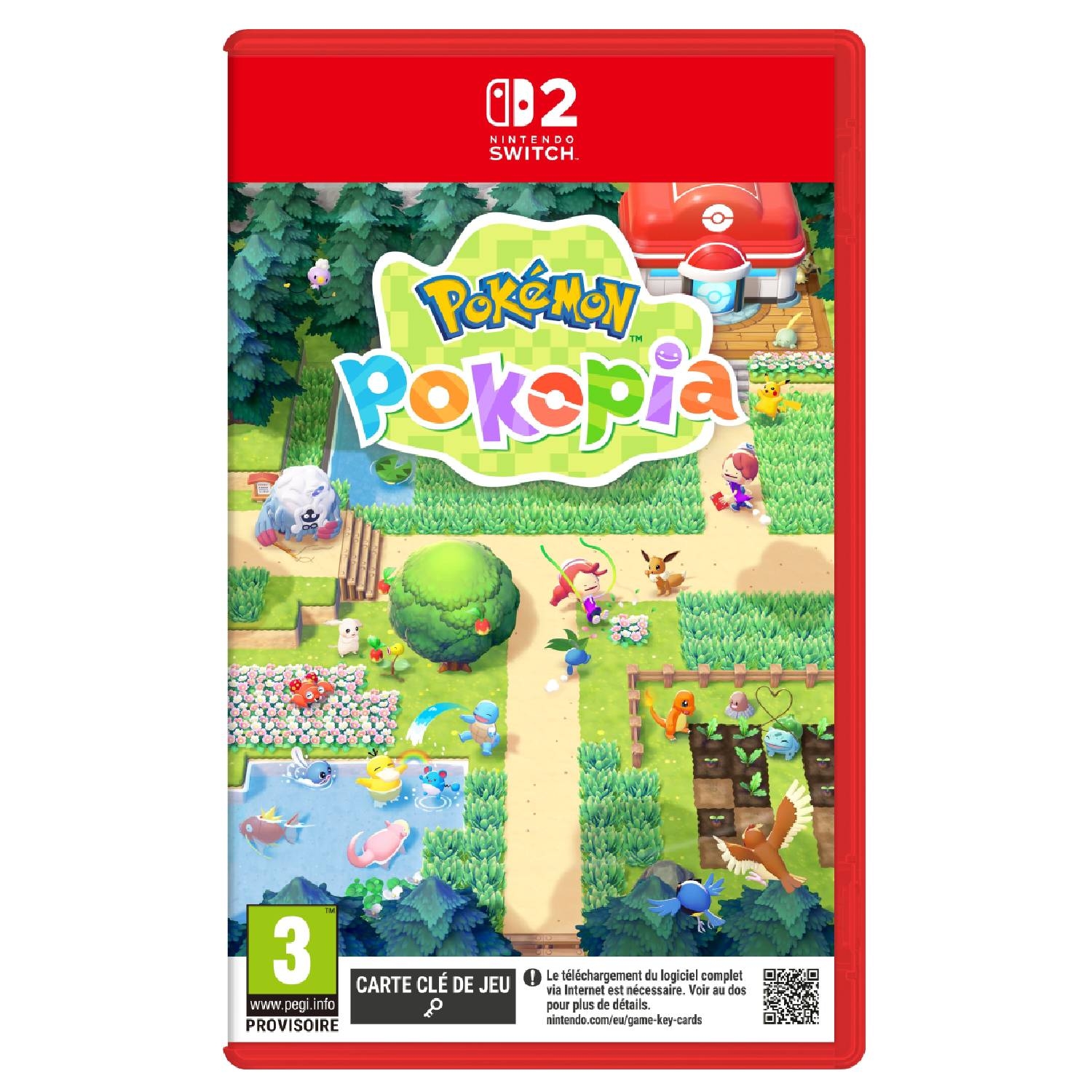 Boîte du jeu Pokémon Pokopia pour Nintendo Switch 2 vendu chez Carrefour