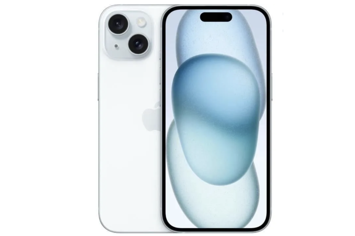 iPhone 15 reconditionne bleu Cdiscount excellent etat photo produit