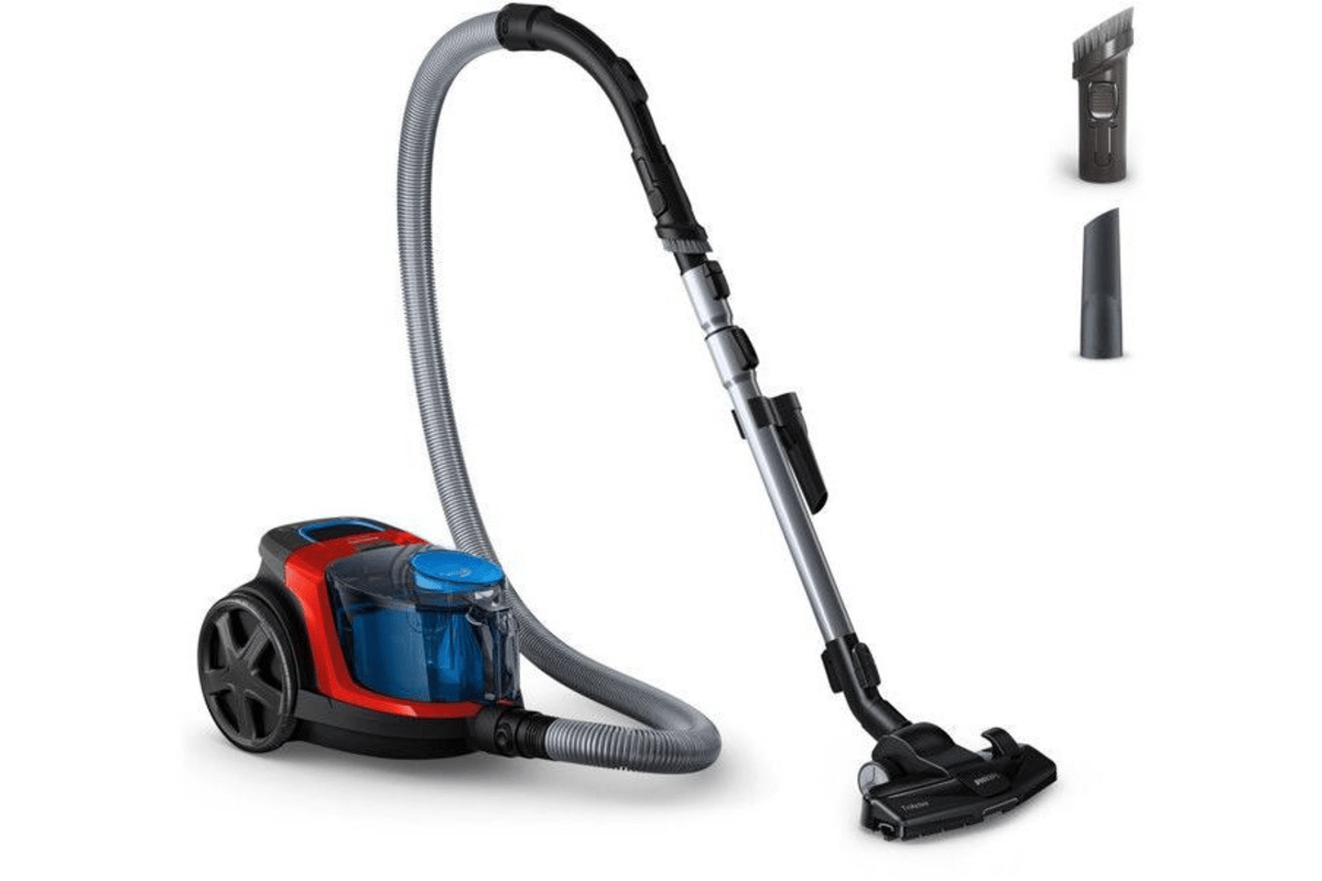 Aspirateur sans sac Philips FC9330/09 Série 3000 PowerPro Compact moteur 900 W PowerCyclone 5 brosse TriActive rouge Cdiscount 69,99 euros bonus code 15D89PHILIPS juillet 2026