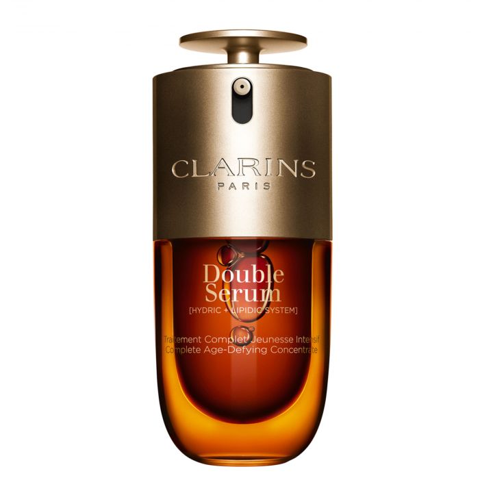 Flacon Clarins Double Serum anti-âge vendu chez Beauty Success