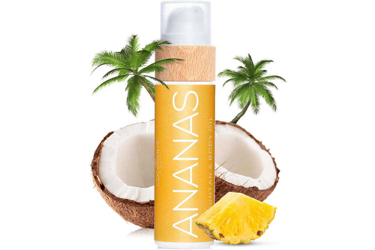 Cocosolis Ananas accelerateur bronzage huile bronzage bio vitamine E parfum ananas bronzage rapide intense 100ml