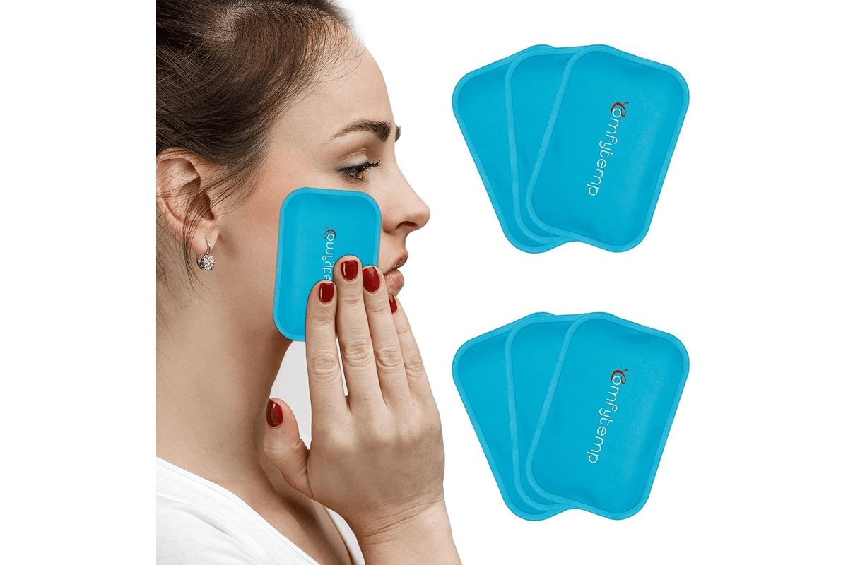 Comfytemp poche de glace réutilisable 6 paquets petites poches gel chaud froid enfant compresses dentition 12,62 € Amazon
