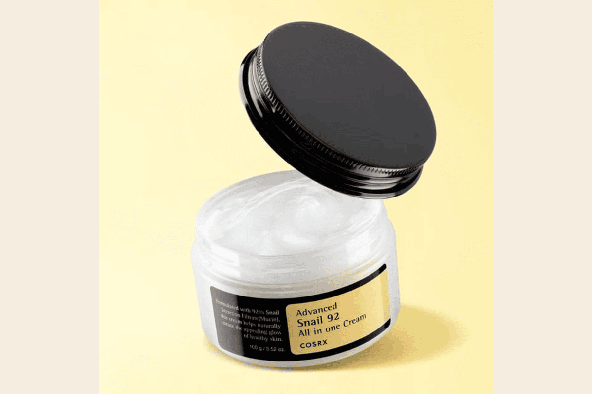 COSRX Advanced Snail 92 All In One Cream 100 g crème visage mucine d'escargot 92 % pot blanc YesStyle 24,80 € au lieu de 31 €