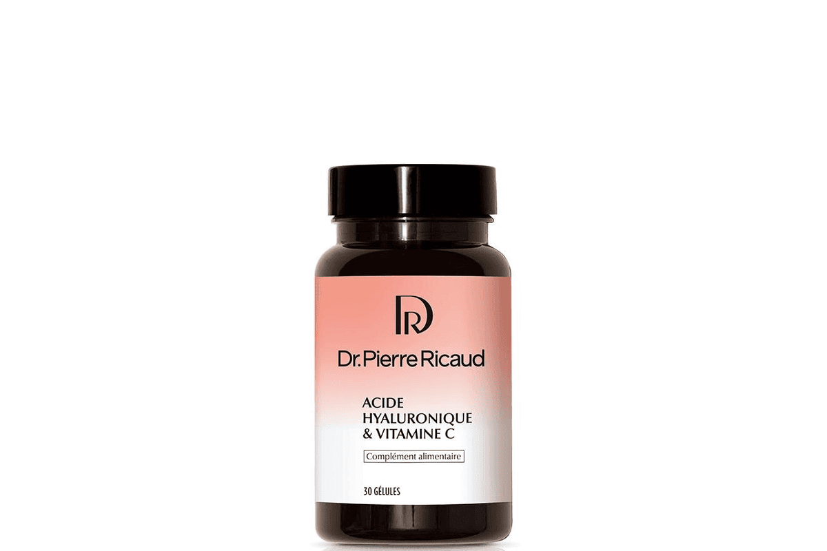 Dr Pierre Ricaud Complément alimentaire acide hyaluronique + vitamine C à 14,00 euros bon plan été 10 euros offerts dès 60 euros d'achat juillet 2026