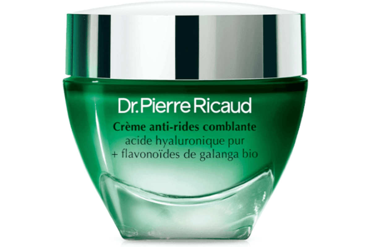 Dr Pierre Ricaud creme anti rides comblante visage acide hyaluronique galanga bio creme jour anti age femme texture confort
