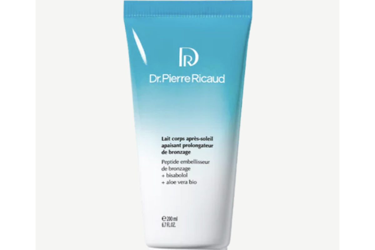 Dr Pierre Ricaud Lait corps après-soleil prolongateur de bronzage peptide bisabolol aloe vera bio 12,50€ au lieu de 25€ -50%