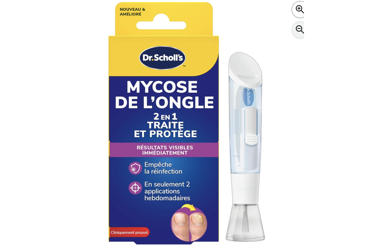 Dr. Scholl's Mycose des ongles 2-en-1 Traitement et Protection 3,8 ml Amazon -29%
