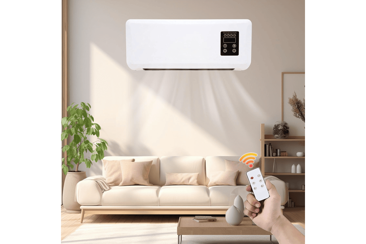 Epicooler ventilateur mural climatiseur portable compact réversible split avec télécommande sans unité extérieure 58,99 € Amazon