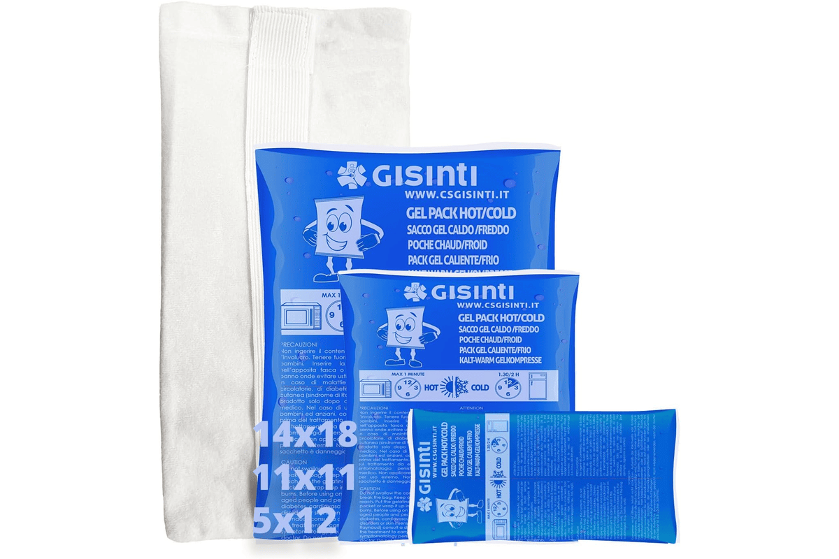 Gisinti poche de glace réutilisable effet chaud froid micro-onde congélateur pochette tissu 10,90 € Amazon