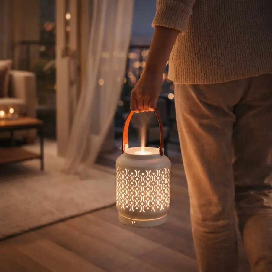 Diffuseur d'huiles essentielles nomade sans fil Madrid Zen'Arôme à 39,90 euros chez Greenweez