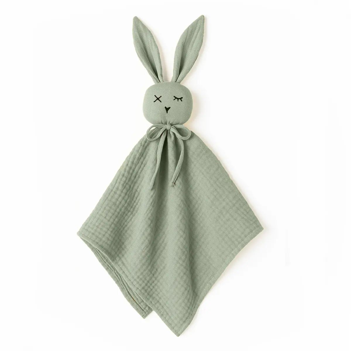 Doudou lange vert PAPATE en coton bio à 20,93 euros chez Greenweez