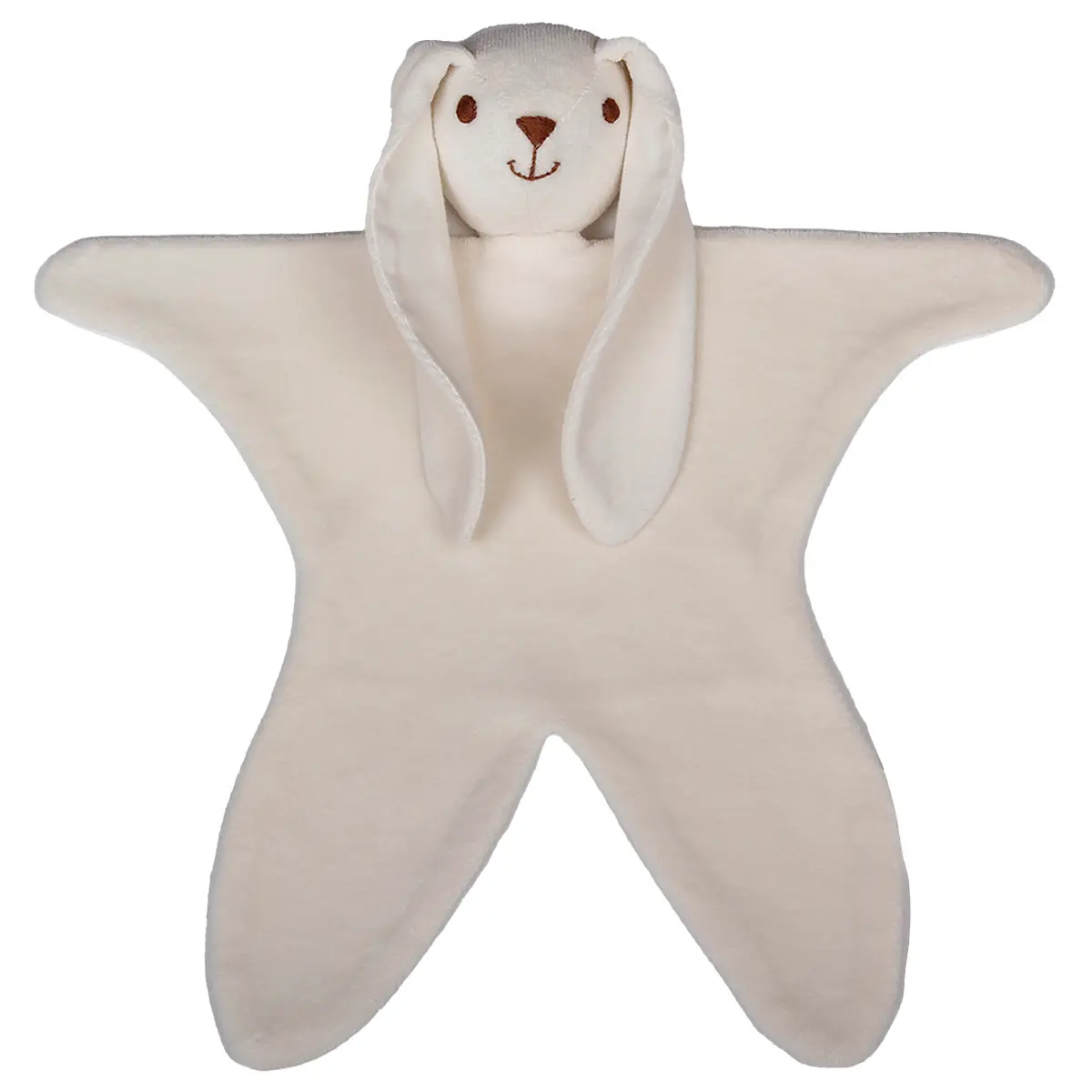 Doudou lapin Éveil et Nature en coton bio velours 30 cm à 24,90 euros chez Greenweez