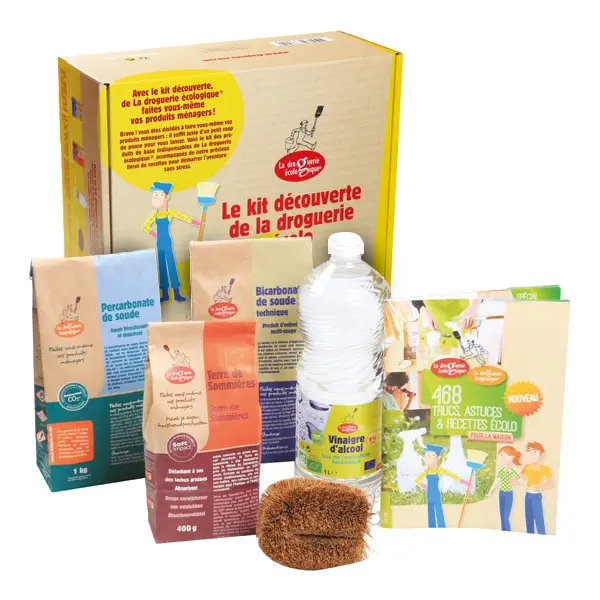 Coffret kit découverte La Droguerie Écologique à 15,75 euros chez Greenweez