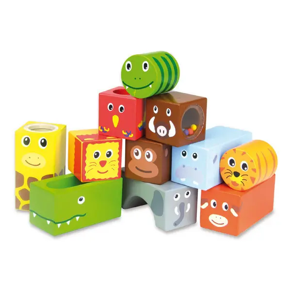 Cubes sonores Vilac animaux de la savane dès 18 mois à 21,96 euros chez Greenweez