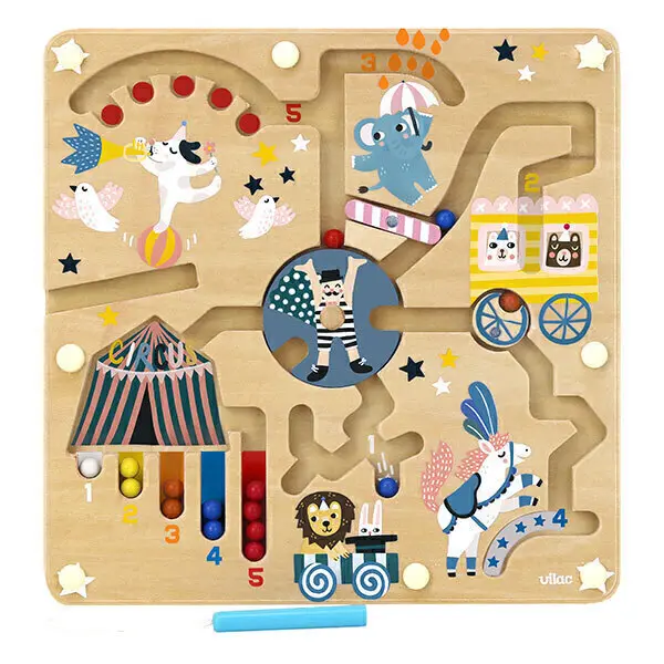 Labyrinthe magnétique Circus Vilac dès 2 ans à 16,20 euros chez Greenweez