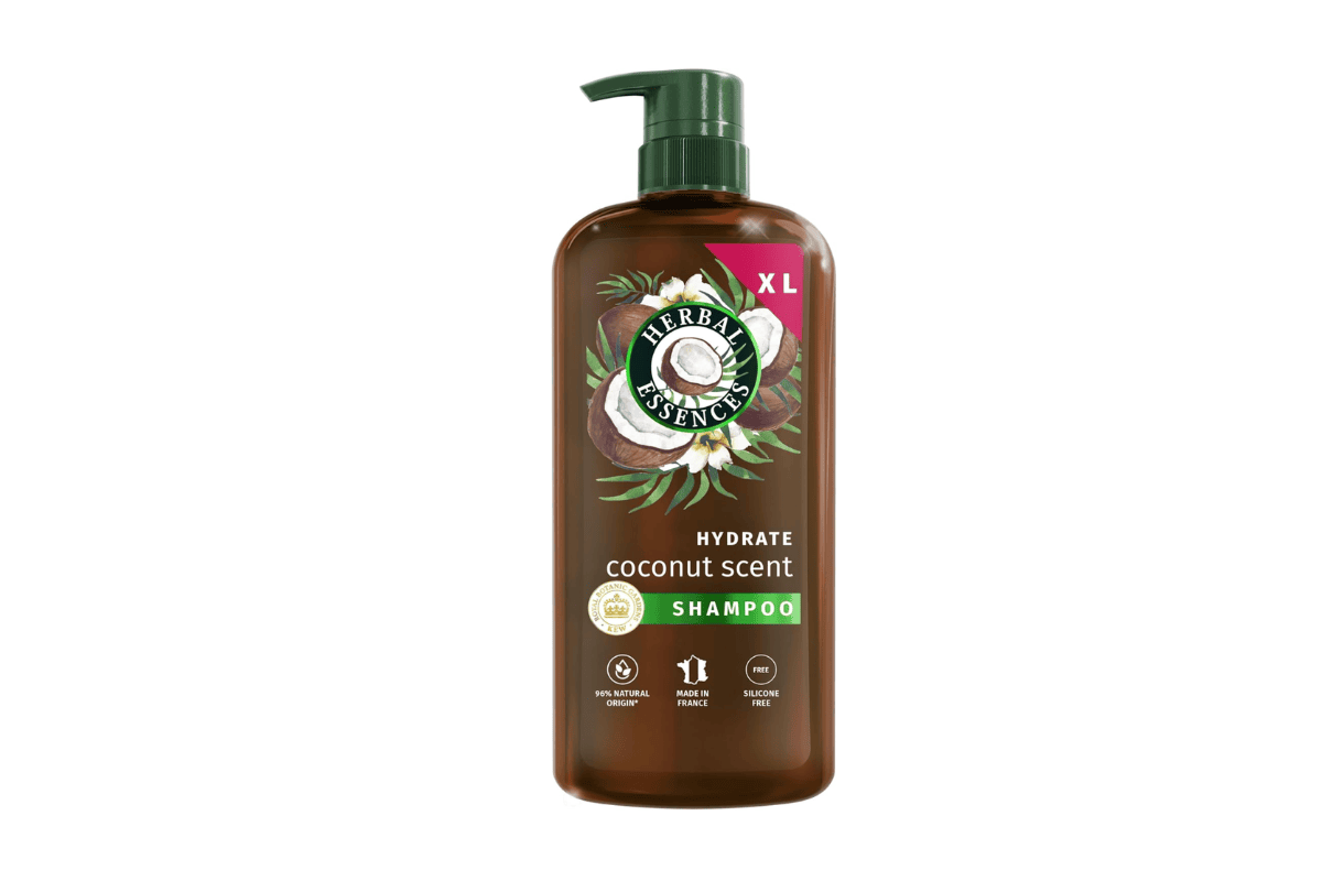 Herbal Essences Shampooing Hydrate Noix de Coco 650ml flacon vert promo Amazon